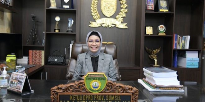 Ketua DPRD Sumsel, Hj RA Anita Noeringhati, SH, MH (Foto: Humas DPRD Sumsel)