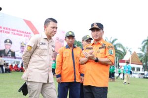 Pj Bupati Apriyadi Mahmud Ikuti Apel Karhutlah di Griya Agung