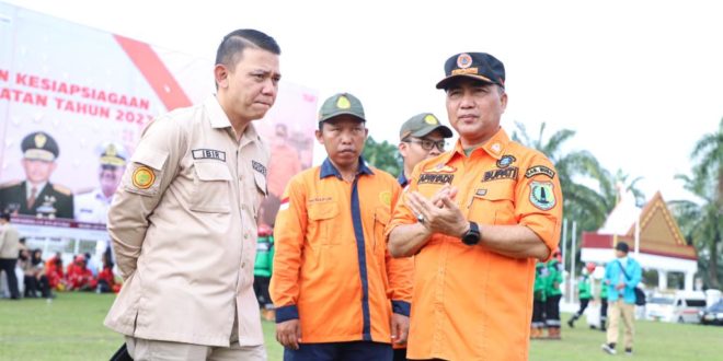 Pj Bupati Apriyadi Mahmud Ikuti Apel Karhutlah di Griya Agung