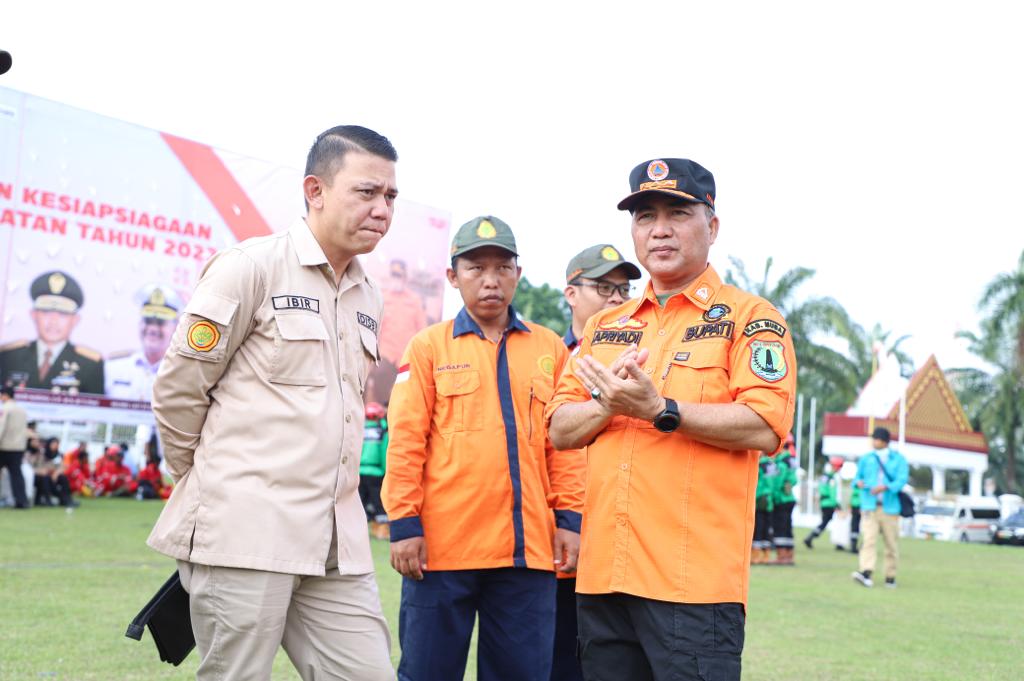 Pj Bupati Apriyadi Mahmud Ikuti Apel Karhutlah di Griya Agung