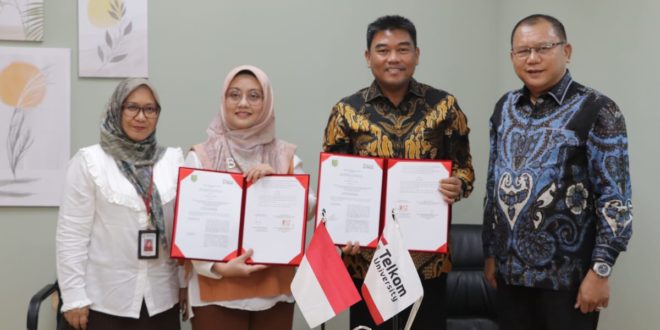 Bertempat di Telkom University Bandung Jawa Barat, Selasa (30/5/2023) telah dilaksanakan Penandatanganan Kerjasama antara Pemkab Muba dengan Universitas Telkom Bandung