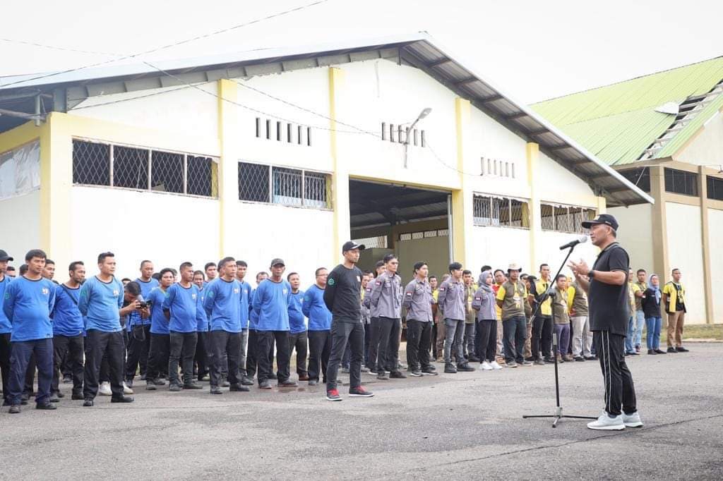 Apriyadi saat Workshop Dinas PUPR Muba, Jumat (19/05/2023).