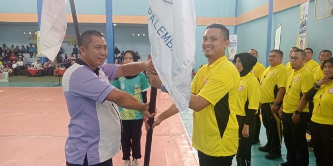 Persatuan Bola Voli Seluruh Indonesia (PBVSI) Provinsi Sumatera Selatan (Sumsel), resmi melantik Aryuda Perdana Kusuma, S.Sos., sebagai ketua PBVSI kota Palembang masa bakti 2023-2027 di Gedung Sekolah Olahraga Negeri Sriwijaya (SONS), Palembang, hari Minggu tanggal 7 Mei 2023.