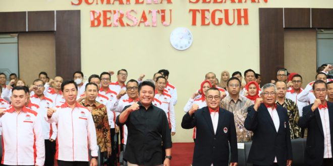Pelantikan Pengurus Provinsi Persatuan Gateball Seluruh Indonesia (Pergatsi) Sumsel masa bakti 2021-2025, di Auditorium Bina Praja Pemprov Sumsel,  Sabtu (15/4)