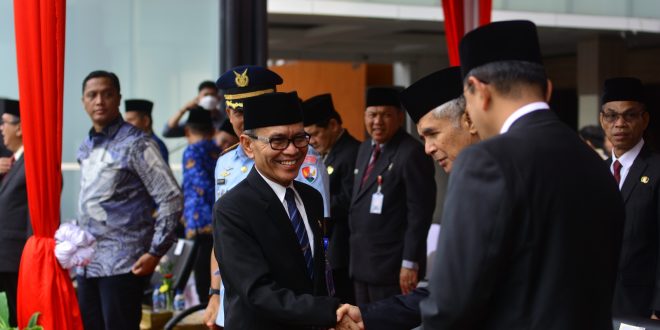 Pemerintah Provinsi Sumatera Selatan (Sumsel) menggelar  Upacara Peringatan Hari Otonomi Daerah ke 27 Tahun 2023, bertempat di halaman  Kantor Gubernur Sumsel, Sabtu (29/4) pagi.