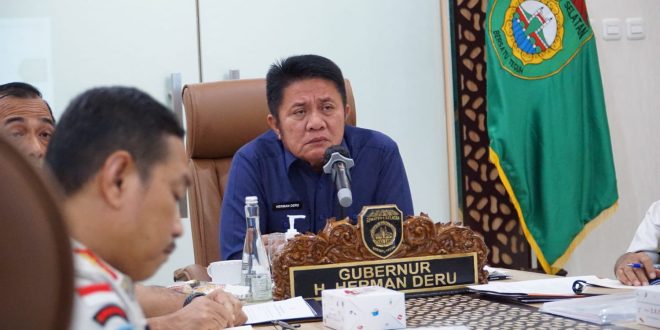 Gubernur Sumsel H Herman Deru mengambil sikap tegas akan mengandangkan angkutan jenis truk dan tronton yang melanggar aturan melintas dalam kota Palembang