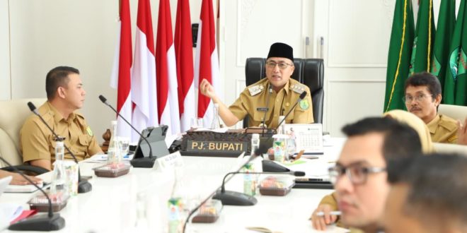 Pemkab Muba Bahas Aspal Karet Bersama Kementerian Perindustrian Secara Virtual