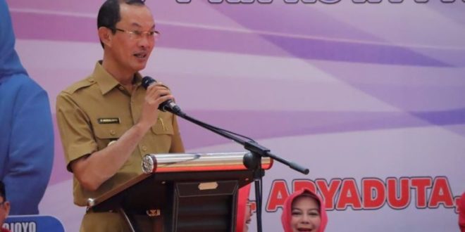 Walikota Palembang H.Harnojoyo, Selasa ( 23/5/2023) pagi, resmi membuka Jambore PKK Kota Palembang.