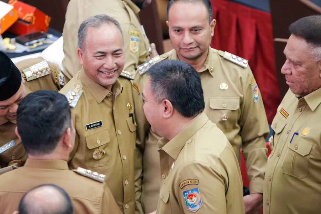 Pj Bupati Muba Ikuti Rakor Mendagri dengan Para Penjabat Kepala Daerah