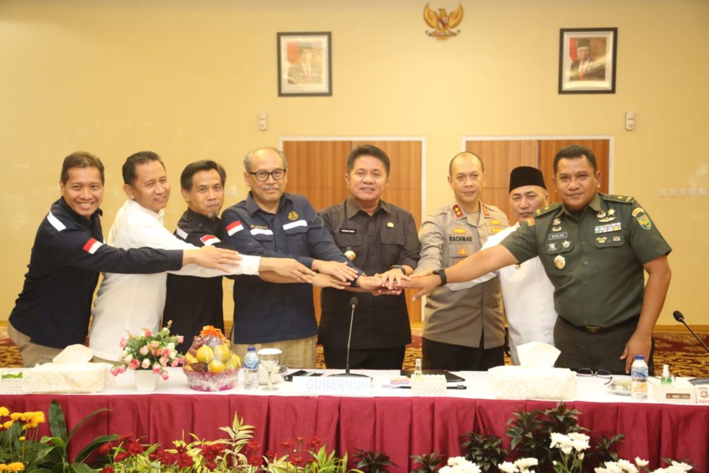 Pj Bupati Apriyadi Rakor dengan Dirjen Kementerian ESDM, Gubernur dan Kapolda Sumsel