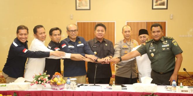 Pj Bupati Apriyadi Rakor dengan Dirjen Kementerian ESDM, Gubernur dan Kapolda Sumsel