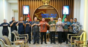 Silaturahmi dan Perkenalan Kakanwil BPN Prov. Sumsel yang Baru bertempat di Ruang Tamu Gubernur, Kamis (8/6/2023)