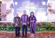 Pj Bupati Apriyadi mengucapkan selamat datang kepada Kolonel CPM Dr Azmil Umur SH MH yang secara resmi menjadi Danpomdam II/Sriwijaya.