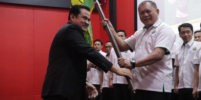 Pengurus Provinsi (Pengprov) Persatuan Bulutangkis Seluruh Indonesia (PBSI) Sumatera Selatan, secara resmi melantik sebanyak 43 pengurus (PBSI) Kabupaten Musi Banyuasin Masa Bakti 2023 – 2027, Minggu (11/6/2023)