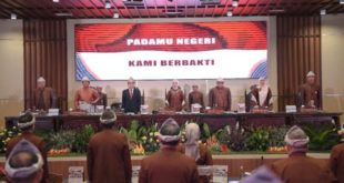 Suasana Rapat Paripurna Istimewa Peringatan Hari Jadi ke 77 Tahun Provinsi Sumatera Selatan di Gedung DPRD Sumsel pada hari Senin tanggal 15 Mei 2023.