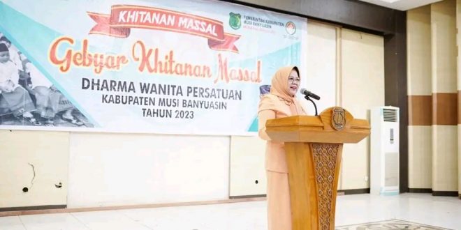 Baznas Muba dan Dinas Kesehatan melalui Puskesmas Balai Agung yang dilaksanakan di Gedung Dharmawanita Sekayu dan diikuti 50 anak perwakilan dari Perangkat Daerah di lingkungan Pemkab Muba, Selasa (4 Juli 2023).