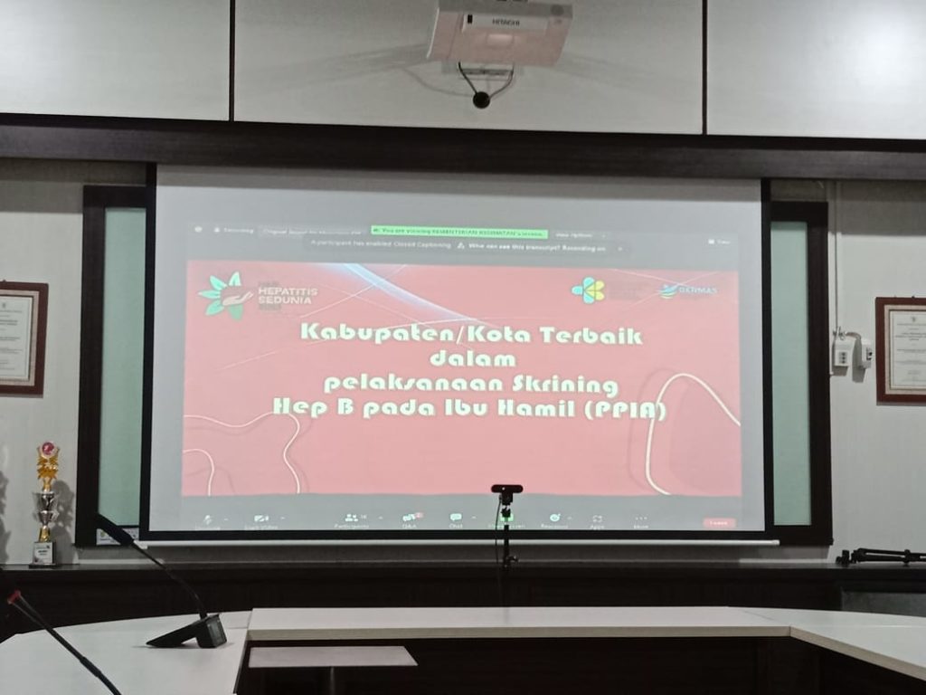 Kabupaten Musi Banyuasin (Muba) berhasil mendapatkan peringkat 3 (Tiga) tertinggi untuk cakupan Skrining Hepatitis pada Ibu Hamil se Indonesia