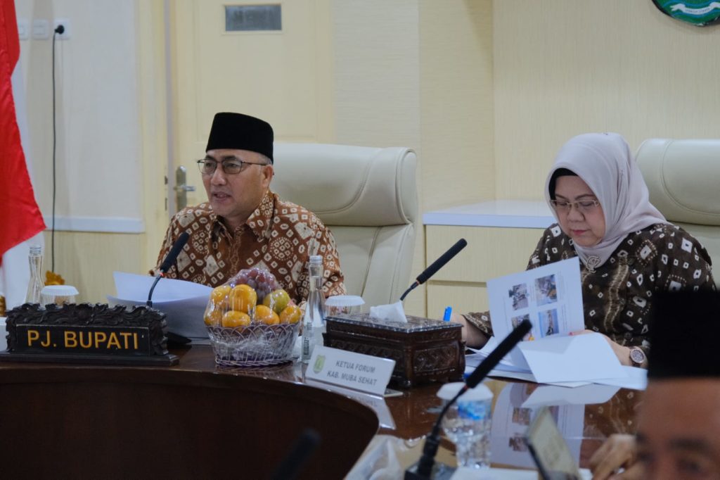 Kabupaten Musi Banyuasin (Muba) Kamis, (20/7/2023), mengikuti verifikasi lanjutan secara virtual hybrid bersama Tim Verifikator Pusat Kementerian Kesehatan (Kemenkes) RI.