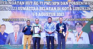 Dihadiri oleh anggota PWI se Sumatera Selatan bertempat di Grand Zury, Kota Lubuk Linggau, Sabtu (5/8/2023)