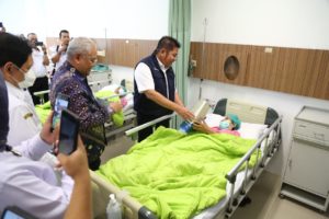 Program Operasi Mata Gratis yang diinisiasi oleh Gubernur Sumatera Selatan, H. Herman Deru (HD) melalui CSR Bank Sumsel Babel. Hari ini (Rabu, 9/8)