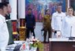Ketua Dewan Perwakilan Rakyat Daerah (DPRD) Provinsi Sumatera Selatan (Sumsel), Hj. Anita Noeringhati, menghadiri Rapat Koordinasi (Rakor) penting yang membahas upaya antisipasi terkait ancaman iklim ekstrim El Nino, di Griya Agung Kota Palembang, pada hari Senin tanggal 17 Juli 2023. (foto : bekisarmedia.id/aprizal)