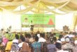 Wakil Gubernur (Wagub) Provinsi Sumatera Selatan (Sumsel), Mawardi Yahya, didampingi oleh Wakil Ketua TP PKK Sumsel, Fauziah, menghadiri Pengajian Akbar di Dusun 3 Sukapulih, Kecamatan Pedamaran, Kabupaten Ogan Komering Ilir, pada hari Sabtu tanggal 2 September 2023. (foto : Humas Pemprov Sumsel)