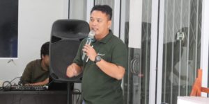 VP Sustainability PT. Bukit Asam Tbk, Hartono. (foto : SMSI Sumsel)