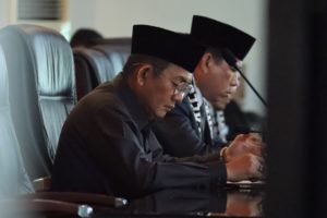 Anggota DPRD Kota Palembang mengikuti Rapat Paripurna Masa Persidangan III Tahun 2023