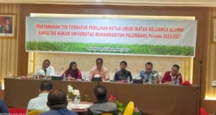 Suasana Pemilihan Ketua Umum Ikatan Keluarga Alumni (IKA) Fakultas Hukum (FH) Universitas Muhammadiyah Palembang (UMP) Periode 2023-2027, pada hari Jumat tanggal 10 November 2023 di Hotel Swarna Dwipa, Palembang. (foto : MusiNews.id/Mamad)