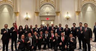 Ketua Umum Badan Pengurus Daerah Himpunan Pengusaha Muda Indonesia Provinsi Sumatera Selatan, Hermansyah Mastari, mendampingi Presiden Republik Indonesia, Joko Widodo, dalam Kunjungan Kerja ke Amerika Serikat pada hari Senin tanggal 13 November 2023.