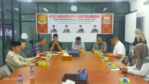 Anggota Dewan Perwakilan Rakyat Kota Palembang yang berasal dari Daerah Pemilihan Kecamatan Sako, Kalidoni, dan Sematang Borang, menggelar Reses pada Masa Persidangan III Tahun 2023 pada hari Kamis tanggal 23 November 2023.