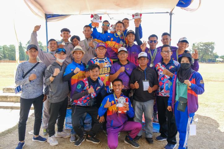 Atlet Peparprov Beri Kado Terindah Untuk HUT Kabupaten Muba ke 67 tahun