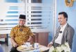 Drs. H. Apriyadi M.Si mengunjungi sekaligus menghadiri podcast yang digelar media ekonomi Bisnis Indonesia di Kantor Bisnis Indonesia Perwakilan Sumbagsel di Jalan Basuki Rahmat, Palembang, Senin (4/12/2023).