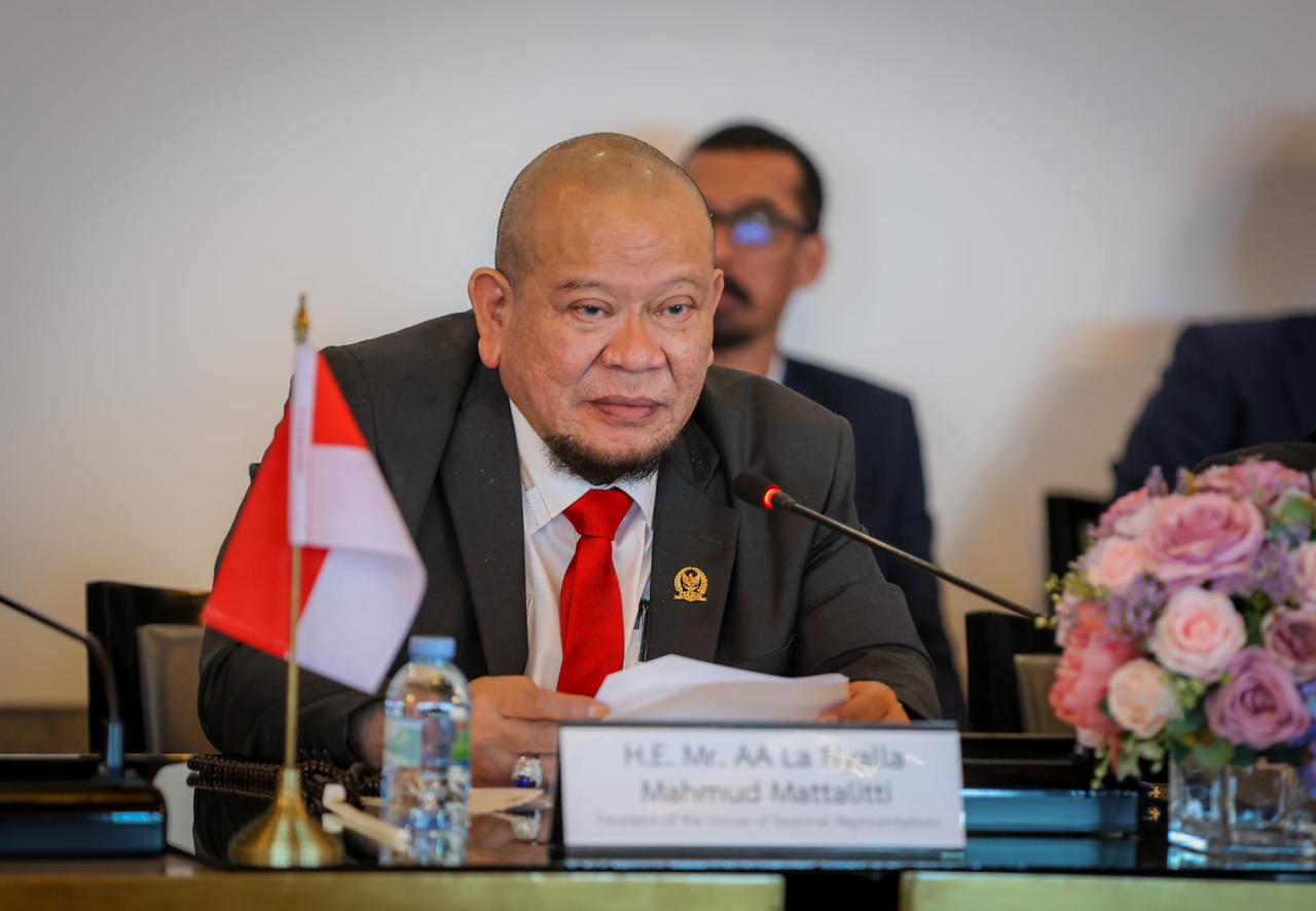 Ketua Dewan Perwakilan Daerah (DPD) Republik Indonesia, LaNyalla Mahmud Mattalitti. (foto : DPD RI)