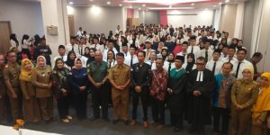 Sebanyak 244 orang Pengawas Tempat Pemungutan Suara (PTPS) yang berada di Kelurahan Gunung Ibul, Gunung Ibul Barat, Karang Jaya, Karang Raja, Sukajadi, Tugu Kecil, Prabu Jaya serta Kelurahan Muara Dua, dilantik pada hari Senin tanggal 22 Januari 2024 di Fave Hotel Prabumulih. (foto :