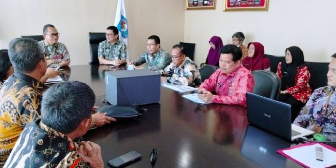 Pj. Bupati Kabupaten Banyuasin, Hani Sopiyar Rustam, dan rombongan, melakukan Kunjungan Kerja (Kunker) sekaligus audiensi dengan Direktorat Evaluasi Kinerja dan Peningkatan Kapasitas Daerah (EKPJD) Kementerian Dalam Negeri (Kemendagri) Republik Indonesia, pada hari Jum'at tanggal 26 Januari 2024. (foto : SMSI Sumsel)