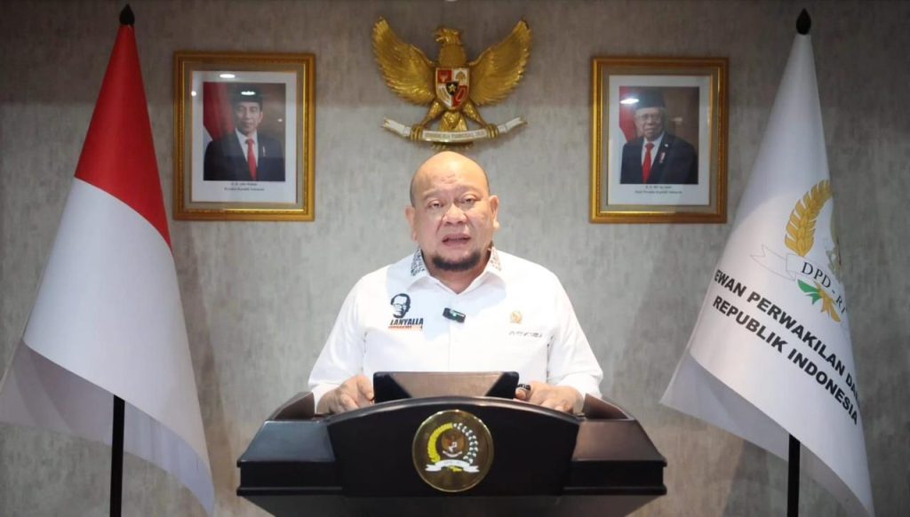 Ketua Dewan Perwakilan Daerah Republik Indonesia, LaNyalla Mahmud Mattalitti. (foto : DPD RI)