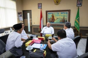 Ketua Dewan Perwakilan Daerah Republik Indonesia, LaNyalla Mahmud Mattalitti, menerima kedatangan Forum Lintas Asosiasi Real Estate.