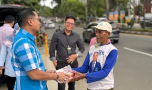 Jajaran karyawan Badan Penyelenggara Jaminan Sosial (BPJS) Ketenagakerjaan Kantor Wilayah (Kanwil) Sumatera Bagian Selatan (Sumbagsel) mengisi momentum Bulan Suci Ramadhan dengan aksi kepedulian sosial. (MUSINEWS.ID/CPG) Jajaran karyawan Badan Penyelenggara Jaminan Sosial (BPJS) Ketenagakerjaan Kantor Wilayah (Kanwil) Sumatera Bagian Selatan (Sumbagsel) mengisi momentum Bulan Suci Ramadhan dengan aksi kepedulian sosial. (MUSINEWS.ID/CPG)
