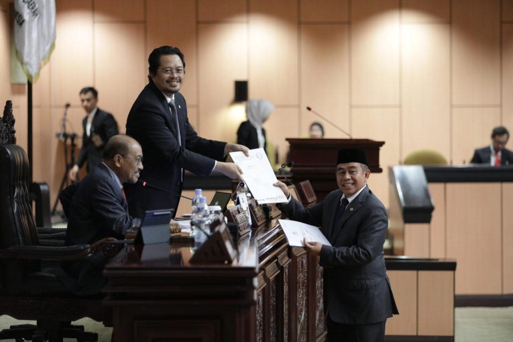 Wakil Ketua Komte II Dewan Perwakilan Daerah Republik Indonesia, Bustami Zainudin.