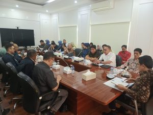 Rapat yang digelar di Kantor Perwakilan Muba di Palembang, Jumat (26/4/2024)