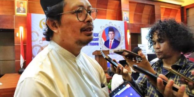 Wakil Ketua Dewan Perwakilan Daerah (DPD) Republik Indonesia, Mahyudin, saat acara Buka Puasa Bersama dengan para Tokoh Masyarakat Kaltim di Balipapan, hari Selasa tanggal 2 April 2024.