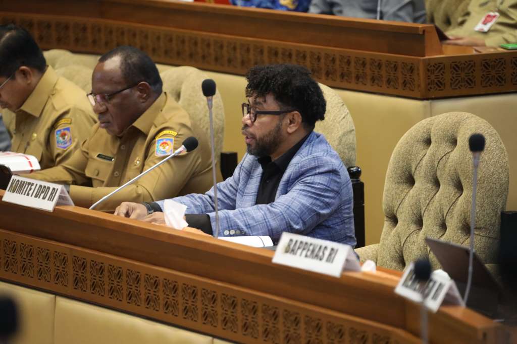 Wakil Ketua Komite I Dewan Perwakilan Daerah Republik Indonesia, Filep Wamafma. (foto : dpd.go.id)