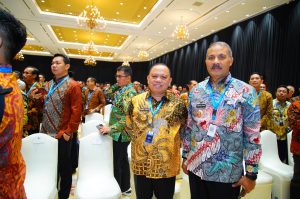 H Sandi Fahlepi menghadiri Musyawarah Perencanaan Pembangunan Nasional (MUSRENBANGNAS) Tahun 2024 Dalam Rangka Penyempurnaan Rancangan Awal Rencana Kerja Pemerintah Tahun 2025, di Balai Sidang Jakarta ConventionCenter, Senin (6/5/2024).