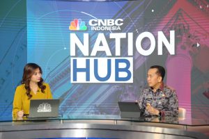 Jurus Kepala Daerah Tingkatkan Pendapatan Asli Daerah’ stasiun TV CNBC di Kantor CNBC, Transmedia, Tendean, Jakarta Selatan, Kamis (6/6/2024).