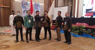 Ketua BPC HIPMI kota Pagaralam, Brando (Batik Hijau)