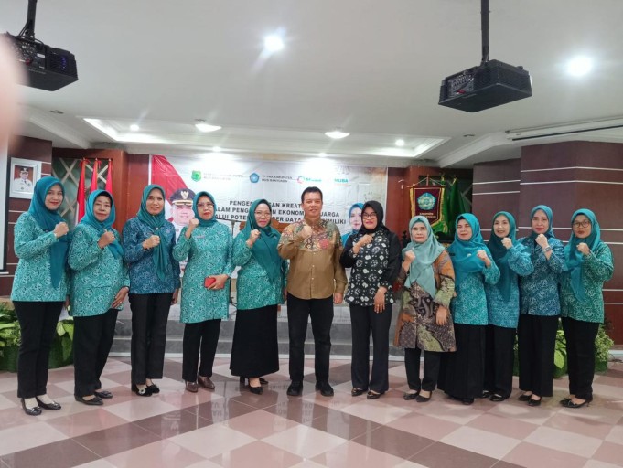 Pj Ketua TP PKK Kabupaten Muba Hj Triana Sandi Fahlepi diwakili Sekretaris TP PKK Kabupaten Muba Mintasari Ulfah, Kamis (27/6/2024) di Auditorium Pemkab Muba.