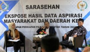 Pusat Kajian Daerah dan Anggran (Puskadaran) Dewan Perwakilan Daerah (DPD) Republik Indonesia menggelar sarasehan ekspose hasil Aspirasi Masyarakat dan Daerah (Asmasda) di Gedung DPD RI, Jakarta, hari Jum'at tanggal 21 Juni 2024.