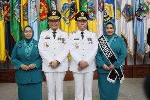 Penjabat (Pj) Gubernur Sumatera Selatan Elen Setiadi resmi dilantik Menteri Dalam Negeri RI M.Tito Karnavian di Sasana Bhakti Praja Gedung C Lantai 3 Kemendagri, Jakarta, Senin (24/6/2024).