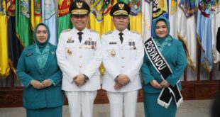Penjabat (Pj) Gubernur Sumatera Selatan Elen Setiadi resmi dilantik Menteri Dalam Negeri RI M.Tito Karnavian di Sasana Bhakti Praja Gedung C Lantai 3 Kemendagri, Jakarta, Senin (24/6/2024).